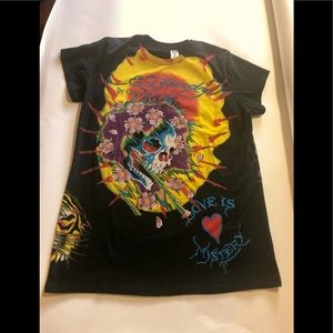 Ed Hardy Rhinestone Black T-Shirt